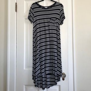 Small Striped Lularoe Carly